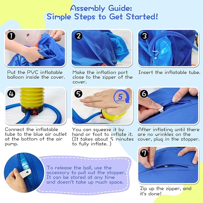 25" Herding Ball for Dogs – Durable Horse Ball Style Dog Toy with Cover – Dog Herding Toy for Outdoor Play, Training & Exercise – Great for Australian Shepherds & Large Breeds-PurrikoPets