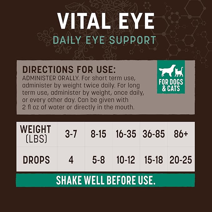 Earth Animal Herbal Remedies | Vital Eye | 2 fl oz-PurrikoPets