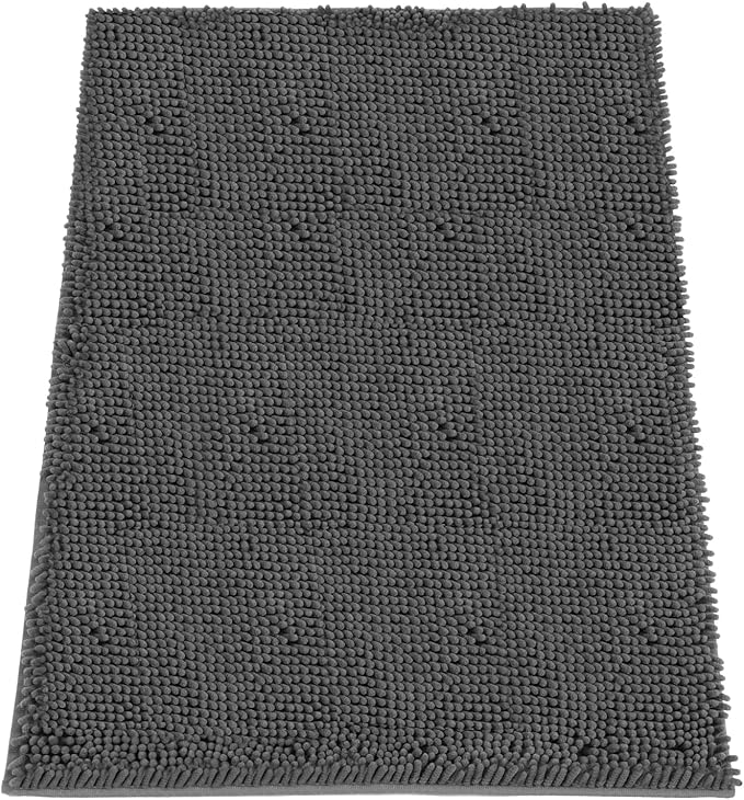 Absorbent Dog Door Mat for Muddy Paws, 72" x 48" Chenille Indoor Mats for Entryway, Trap Dirt Front Door Mat Indoor Entrance Washable Non Slip Soft-PurrikoPets