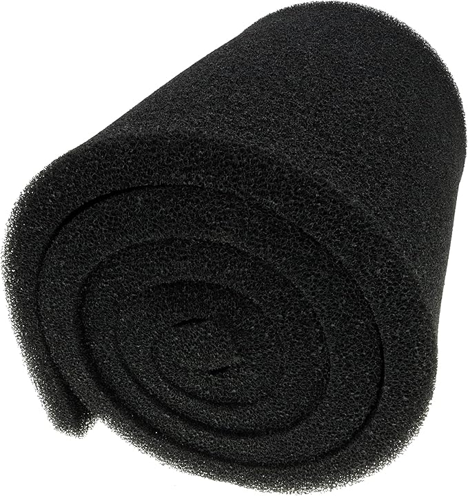 AFA Aquarium Filter Media Sponge Pad, Fish Tank Bio Open Cell Coarse Foam Block Foam Pre Filter Sponge Material (12" x 72" x 1" 25ppi)-PurrikoPets