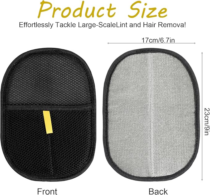 2Pcs Pet Hair Removal Gloves, Reusable Pet Cat Dog Hair Removal Grooming Gloves, Electrostatic Cat Grooming Glovee for Hairs Removals, for Couch, Furniture, Carpet, Car Seat-PurrikoPets