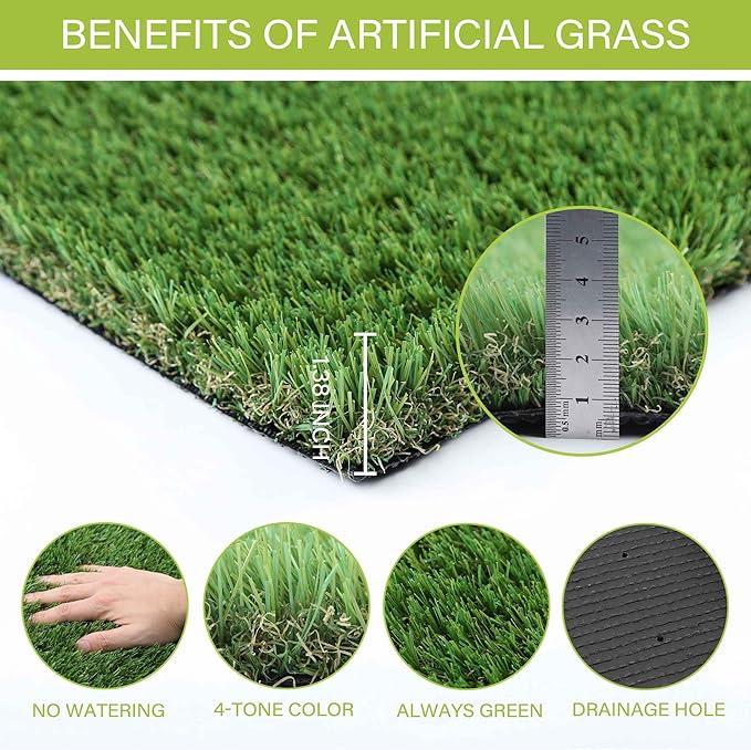 Fake Grass for Dog to Pee on Artificial Grass for Dogs Grass Turf Mats for Puppy Pee Training Dog Pee Pads Extra Large for Dogs 6.5x13FT Dog Supplies Reusable-PurrikoPets