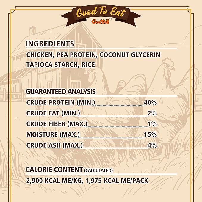 Gootoe Chicken Dog Treats – Chicken Dipped Sticks 1.5 lb – All Natural, Grain-Free, Low Fat, Premium Training Chews, Healthy & Easily Digestible-PurrikoPets