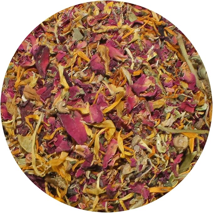 Flower Fusion Treat - Healthy Natural Dried Flower Herbivore Treat - Chinchillas, Guinea Pigs, Rabbits, Prairie Dogs, Degus, Hamsters, Rats, Squirrels, Sugar Gliders & Other Small Pets (0.85 oz)-PurrikoPets