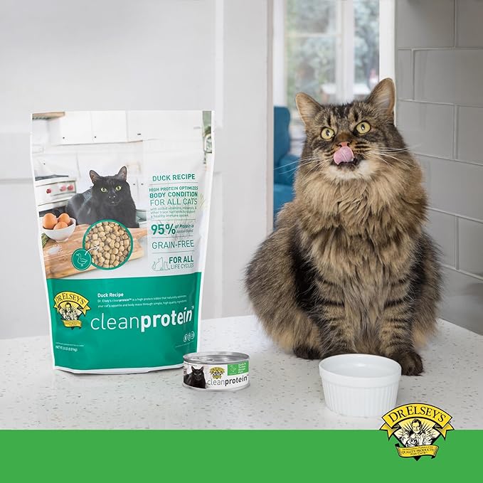 Dr. Elsey's cleanprotein Duck & Turkey Recipe Wet Cat Food (Case of 24), 2.75 oz Canned Food-PurrikoPets