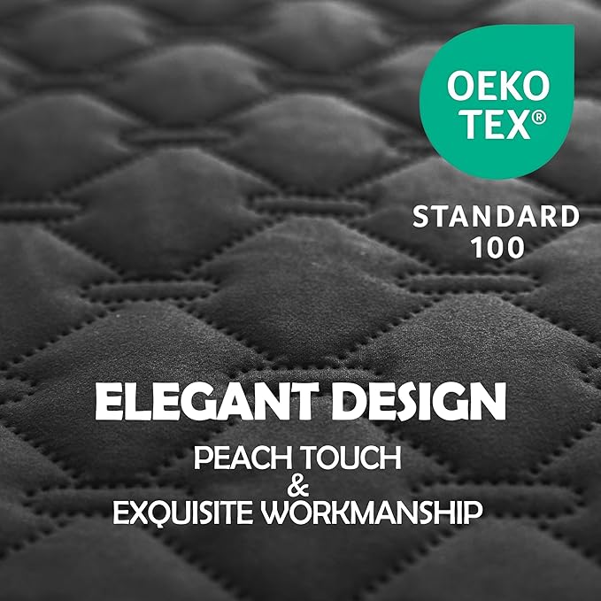 gogobunny 100% Double Sided Waterproof Dog Blanket Soft Pet Bed Cover Reversible Protect Furniture Couch Sofa Car for Puppy Large Dog Cat (Dark Charcoal/Light Charcoal, 30x70 Inch (Pack of 1))-PurrikoPets