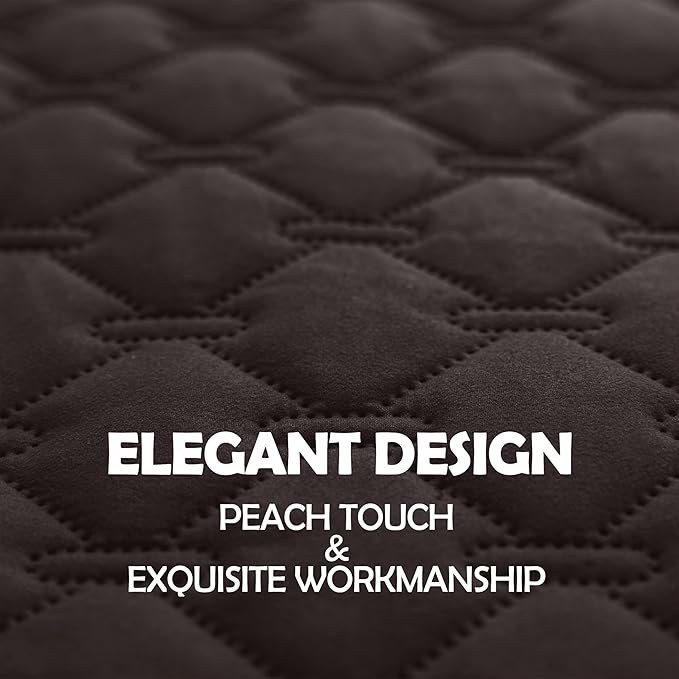 gogobunny 100% Double Sided Waterproof Dog Blanket Soft Pet Bed Cover Reversible Protect Furniture Couch Sofa Car for Puppy Cat Kids (Dark Coffee/Light Coffee, 30x80 Inch (Pack of 1))-PurrikoPets