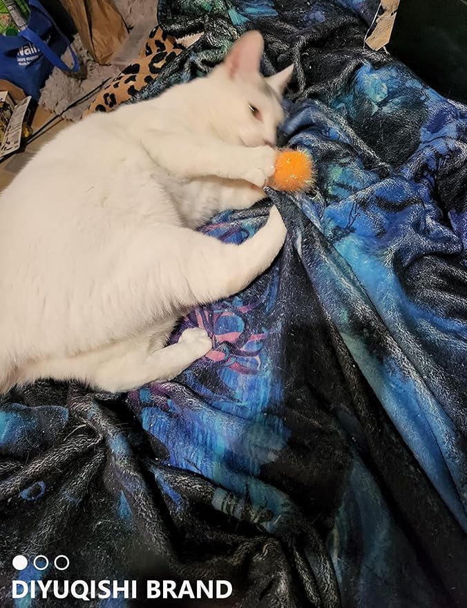 100-Pack Cat Toy Balls – Soft Fuzzy Toys for All Cats to Play and Exercise Indoors (1.5 inch, Cat Toys Pro Collection)-PurrikoPets