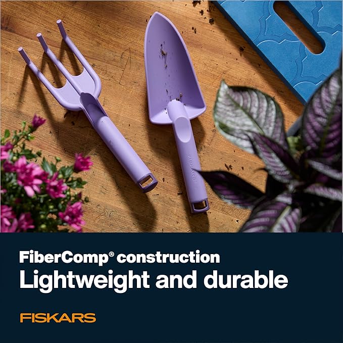 Fiskars Knee Pad, Trowel, and Cultivator Set, Explore Collection-PurrikoPets