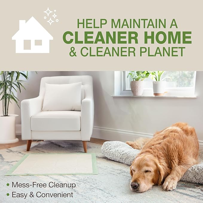 Four Paws Wee-Wee Superior Performance Bamboo Pee Pads for Dogs, Earth Friendly Dog & Puppy Potty Training Pads, Crate Liners, Housebreaking Supplies, 22" x 23" (200 Count)-PurrikoPets