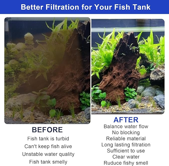 16 PCS Replacement Canister Filter Pad Compatible with Pennplax Cascade 1200/1500 CCF4UL/CCF5UL, Aquarium Sponge Media Parts Canister Filter Floss Pads for Fish Tank-PurrikoPets