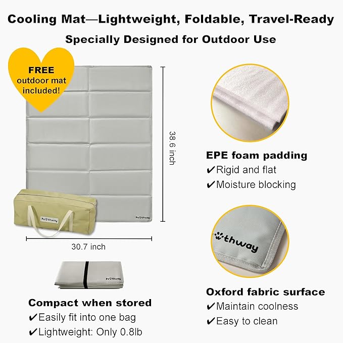 Dog Tent Cotton Fabric, Aluminum Poles and Camping Mat, Outdoor Weatherproof, Dog House Outdoor, Breathable with 2 Side Windows, Portable and Collapsible (Green, Large)-PurrikoPets