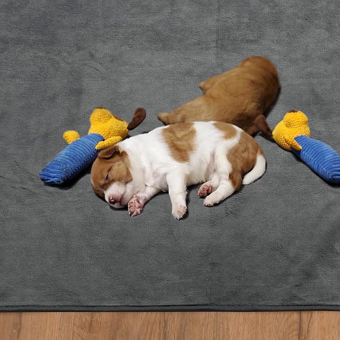 Dog Pee Pad Washable Extra Large, Instant Absorb Thicker Training Pads Non-Slip Pet Playpen Mat, Waterproof Reusable Floor Mat Ideal for Puppy Senior Dog Whelping Incontinence Housebreaking 65x48 Inch-PurrikoPets