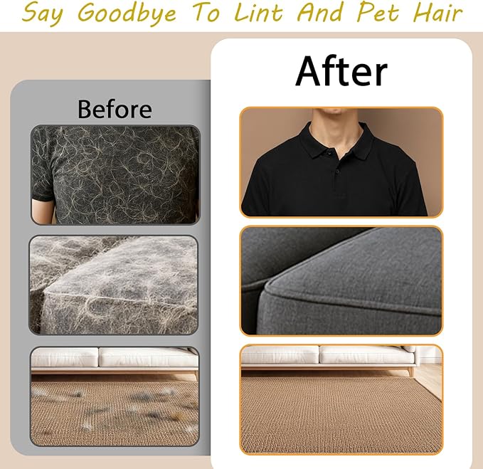 2Pcs Pet Hair Removal Gloves, Reusable Pet Cat Dog Hair Removal Grooming Gloves, Electrostatic Cat Grooming Glovee for Hairs Removals, for Couch, Furniture, Carpet, Car Seat-PurrikoPets