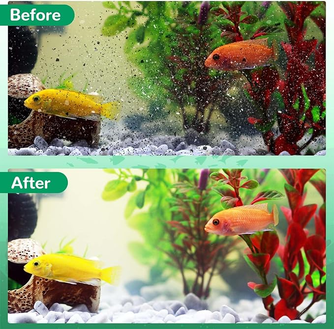 6 Pack Medium Aquarium Filter Cartridge for Whisper Bio Bag Power Filters, Medium Filter Cartridges for Repto Filter-PurrikoPets