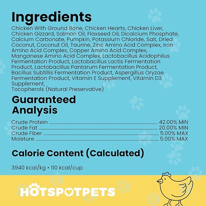 Freeze Dried Raw Chicken Meal Toppers for Dogs - Single Protein,All Natural, Grain-Free- Perfect for Training, Topper or Snack - Made in USA - (Chicken Meal Toppers) 1LB Bag (500+ pcs)-PurrikoPets