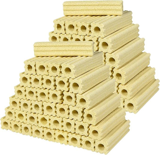 42pcs 6.1 Inch Aquarium Ceramic Bio Filter Media,Ceramic Bio Media Blocks for Fish Tank and Koi Pond-PurrikoPets