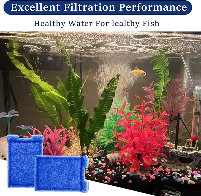 8 Pack Aquarium Filter Cartridges Rite-Size Z - Compatible with Marineland Eclipse & Emperor & Hidden Filtration System, Carbon Fish Tank Filters Replacement, Bio Media for Aquarium Filter-PurrikoPets