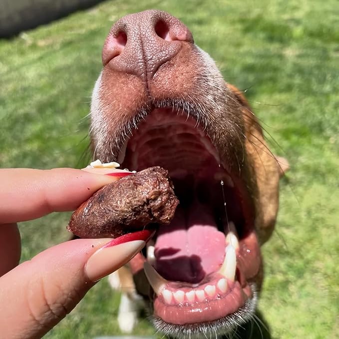 Freeze Dried Chicken Heart Dog Treats Made In USA. All Natural Freeze-Dried Raw Snacks for Dogs and Cats. One Ingredient. High Protein. Heart Health. Irresistible Training Treat-PurrikoPets