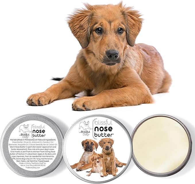 3 Cute Puppies Unscented Nose Butter - Dog Nose Butter, 1 Ounce-PurrikoPets