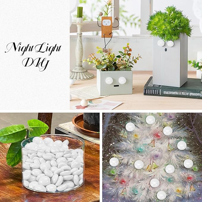 10LB White Flat Glass Marbles for Vases, Gemstone Beads Vase Filler Decorative Glass Pebbles for Fish Tank, DIY Crafts, Aquarium Decor Rocks-PurrikoPets