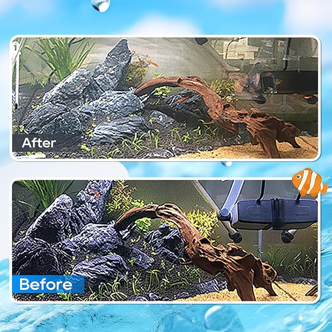 20PCS Aquarium Filter Media Bags for Aquarium with Zipper, Fine Mesh Bag Reusable Strong Polyester for Activated Carbon, Bio Filter Balls, Ceramic Rings, Filter Stones 7.8" x 5.9"-PurrikoPets