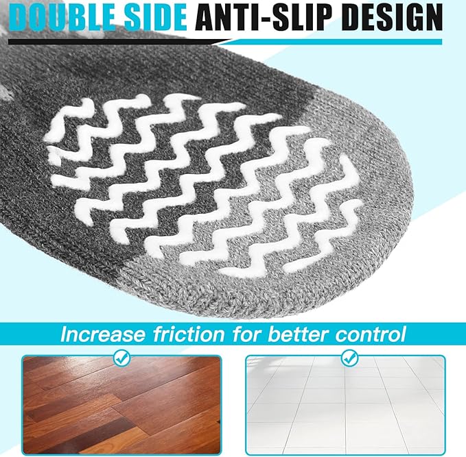 EXPAWLORER Anti Slip Dog Socks to Prevent Licking Paws, Dog Shoes for Hot Pavement, Dog Booties for Small Medium Large Senior Dogs, Traction Control Dog Boots & Paw Protectors for Hardwood Floors-PurrikoPets
