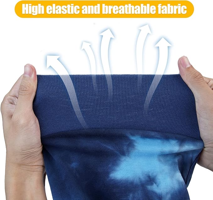 Dog Onesie Suit for Medium Large Dogs Recovery Suit for Tie Dye Pajamasfor Abdominal Wounds, Shedding, Prevent Licking L Blue2-PurrikoPets