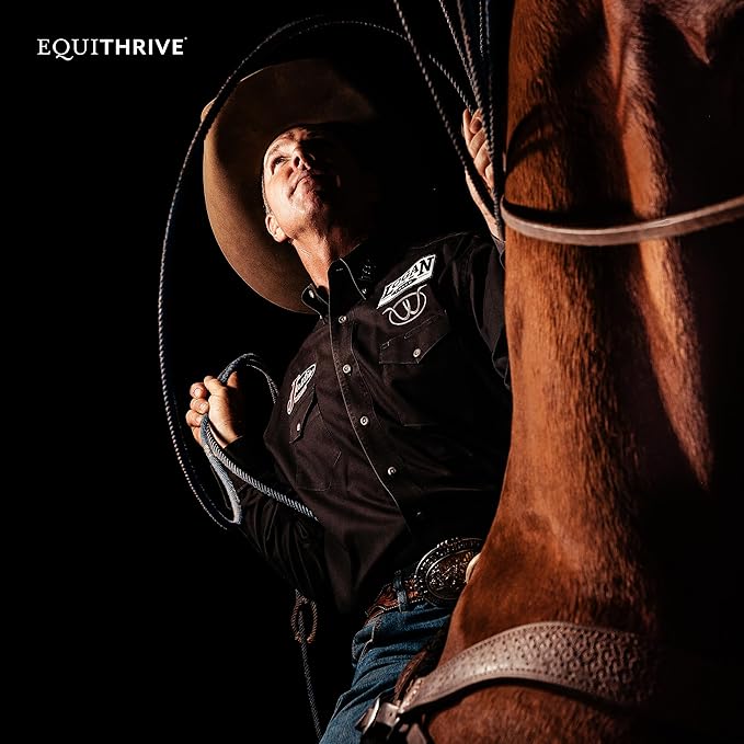 Equithrive Original Joint Supplement Powder with Resveratrol and Hyaluronic Acid for Horses, Equine Care, 2 lbs-PurrikoPets