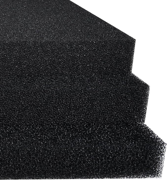 ALEGI Aquarium Sponge Filter Pad, Bio Filter Media Foam Sponges, Cut-to-Size Foam for Fish Tank (20"x20"x1.57" (20PPI))-PurrikoPets