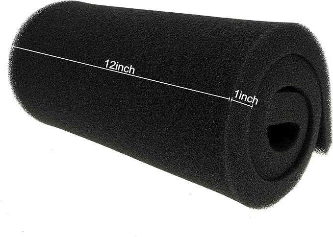 AFA Aquarium Filter Media Sponge Pad, Fish Tank Bio Open Cell Coarse Foam Block Foam Pre Filter Sponge Material (12" x 36" x 1" 35ppi)-PurrikoPets