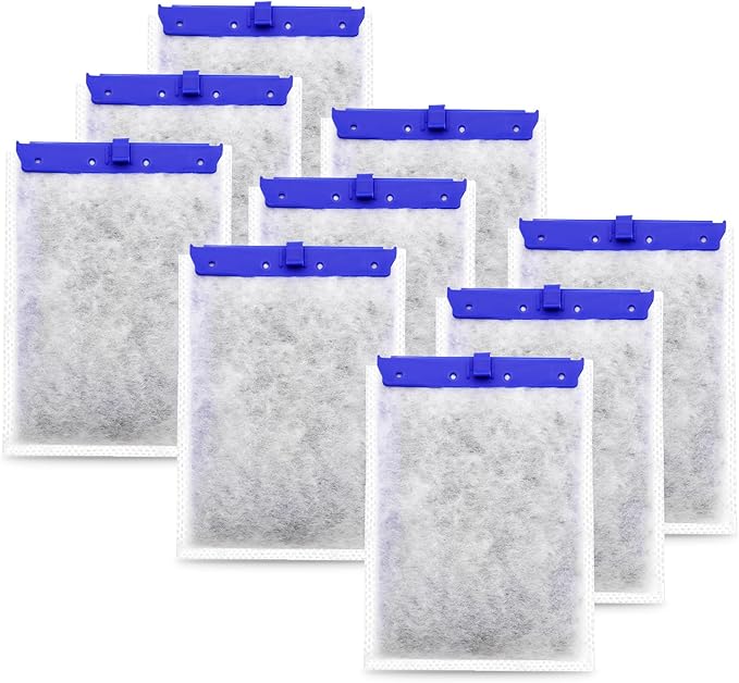 9 Pack Aquarium Filter Cartridge Compatible with Whisper Power Filters,Large Replacement Filter Cartridges for PF20/PF30/PF40/PF60-PurrikoPets
