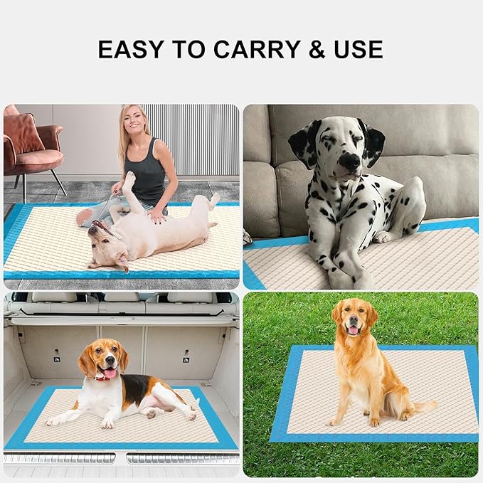 Gardner Pet Ultra Absorbent Thicker Dog Pee Pads Extra Large XL 28"x34" Leak-Proof Odor-Control Blue Puppy Training Pads Full Edge-Wrapping Pad for Dogs Dogs, Puppies, Doggie, Cats, Rabbits - 18 Ct-PurrikoPets