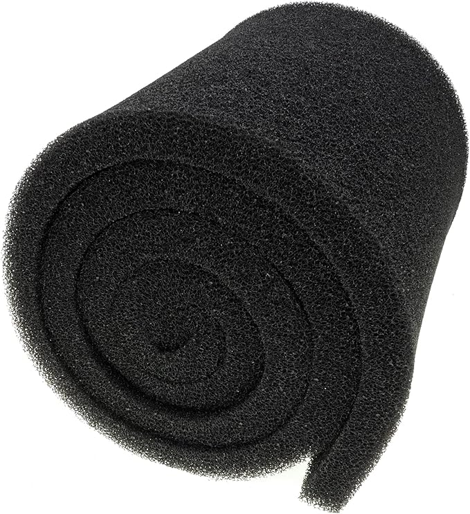 AFA Aquarium Filter Media Sponge Pad, Fish Tank Bio Open Cell Coarse Foam Block Foam Pre Filter Sponge Material (12" x 72" x 1" 30ppi)-PurrikoPets