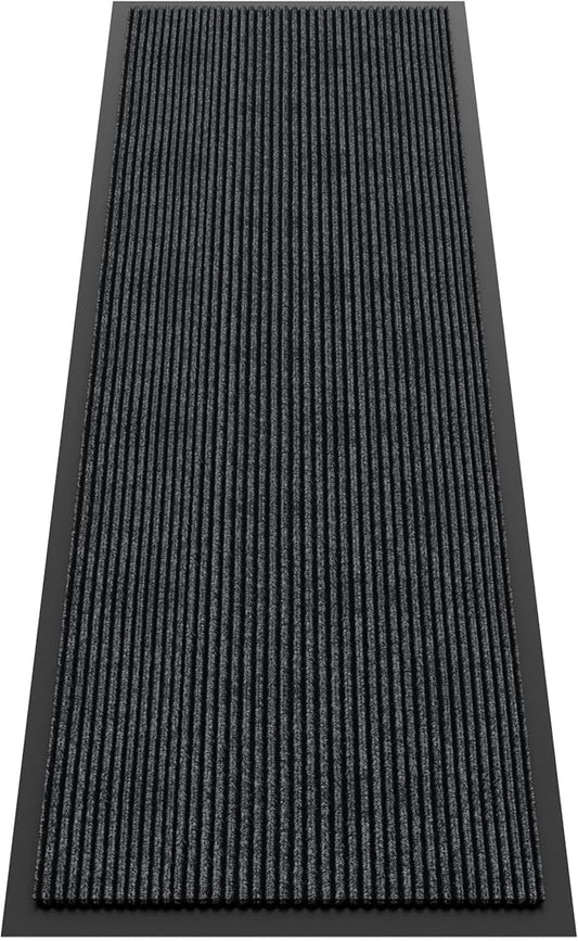 Front Door Mat, 10' x 3' Commercial Floor Mat, Heavy Duty Welcome Mat, Rubber Backing Non Slip Doormat for Entryway-PurrikoPets