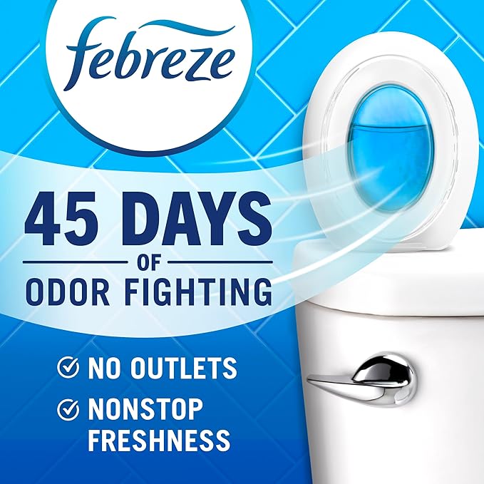 Febreze Small Spaces Air Freshener, Odor-Fighting, Plug In Alternative, Air Fresheners for Home and Bathroom and Kitchen, Closet Air Fresheners, Hawaiian Aloha Scent, 2 Count-PurrikoPets