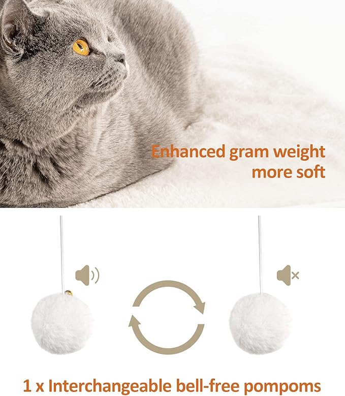 FourFurPets 26.7in Large Cat Tree Tower Condo, Cat Scratch Posts for Indoor Cats, Big Plate, Three 23.6in Full Sisal Scratching Posts, Greige-PurrikoPets