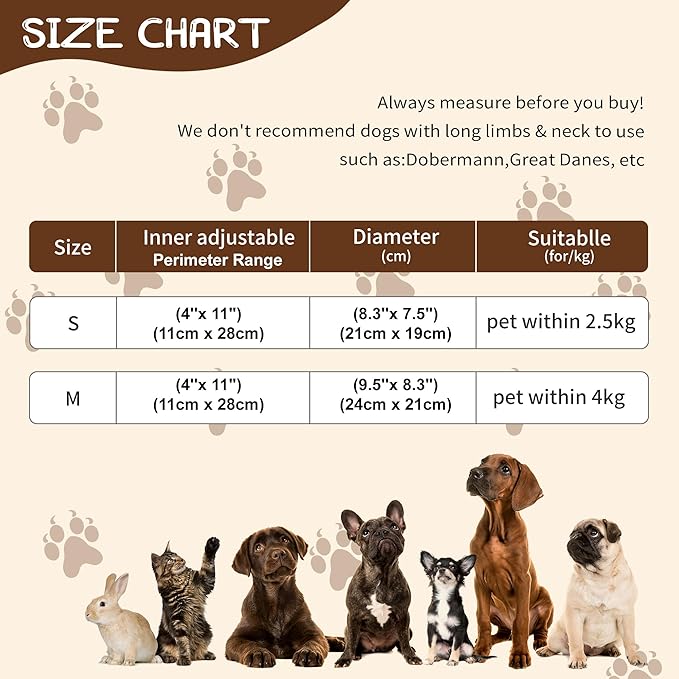 Adjustable Cat Collar Soft to Stop Licking After Surgery for Kitten, Alternative to Cone of Shame, Donut Cone for Cats, Pet Elizabethan Collar (Cow, Medium)-PurrikoPets