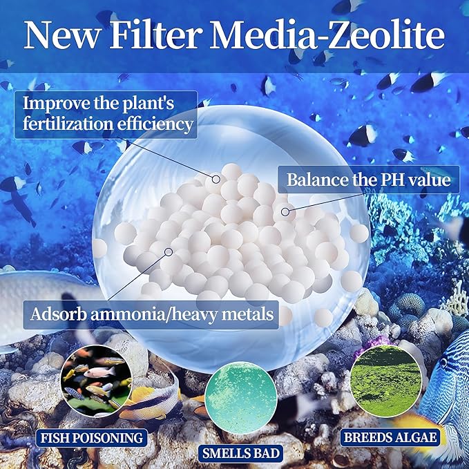 10 Pack EX Filter Cartridges Aquariums, Compatible with Whisper EX30/EX45/EX70 Filters,Large Carbon Filter Cartridges-PurrikoPets