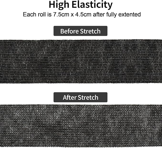 12 Pack Self Adhesive Bandage Wrap 3 inch X 5 Yards Elastic Self Adherent Cohesive Bandage for Ankle Wrist Sports Athletic Tape Pet Vet Wrap for Horses Dog First Aid Tape-PurrikoPets