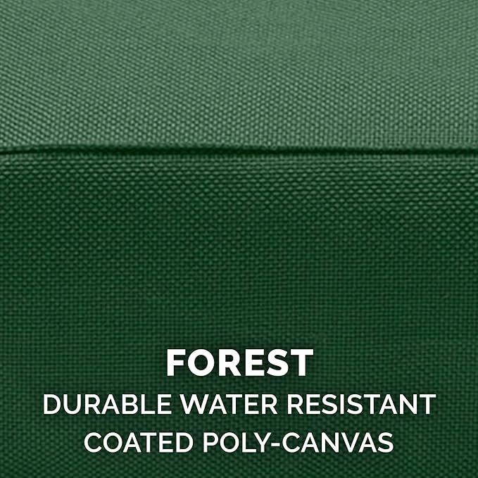 Furhaven Water-Resistant Cooling Gel Dog Bed for Medium/Small Dogs w/ Removable Washable Cover, For Dogs Up to 35 lbs - Indoor/Outdoor Logo Print Oxford Polycanvas Mattress - Forest, Medium-PurrikoPets