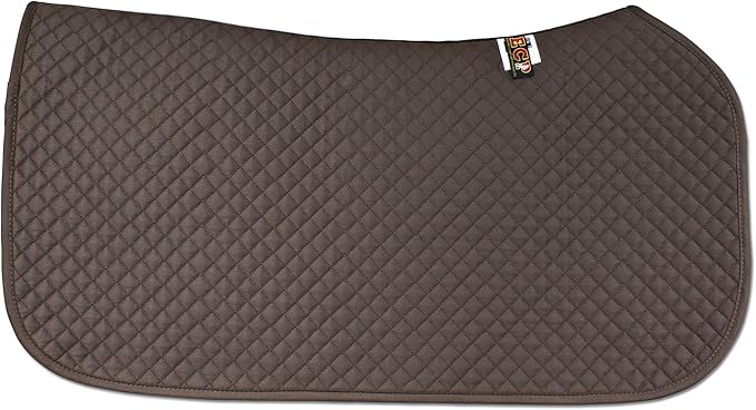 ECP Equine Comfort Products All Purpose Diamond Quilted Western Saddle Pad for Injury Prevention, Breathable, Hypoallergenic, Shock-Absorbing Cushion for Horse Comfort-PurrikoPets