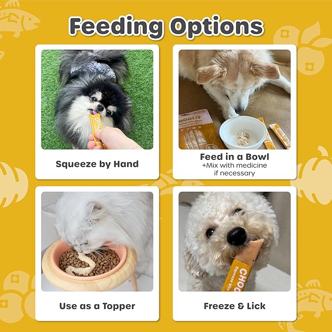 Grab & Go Squeeze Vita Stick Lickable Treats for Dogs & Cats. 49 Kidney Support Sticks with Essential multivitamins. Soft and Tasty Paste for All Life Stages, Supporting Kidney Health-PurrikoPets