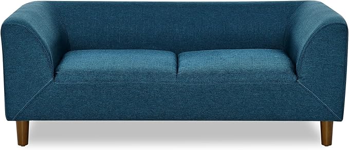 Dog Sofa Couch for Medium to Large Dogs, Memory Foam Dog Sofa Bed, Modern Elevated Pet Couch Bed with Wooden Legs, Light Grey-PurrikoPets