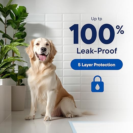 Dog Pads Large Pet Pee Pads for Dogs & Puppy Training 34" x 36" Potty Pads for Dogs [50-COUNT] Leak-Proof Dog and Puppy Pads - Quick-Dry Surface - Heavy Duty Absorbent Disposable Dog Wee Pad Bulk Pack-PurrikoPets