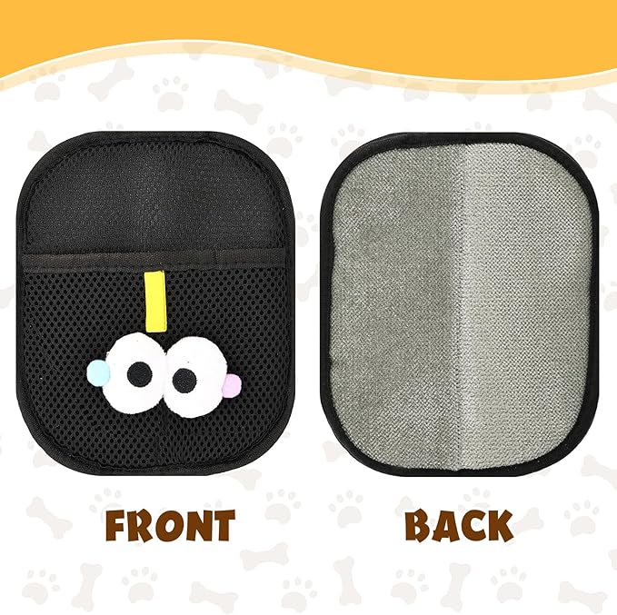 Electrostatic Pet Hair Remover, Pet Hair Remover Tool for Cats & Dogs, Cleaning Gloves for Carpet, Couch, Furniture, Car Seat, Double-Sided, Reusable, Washable (1 PCS)-PurrikoPets