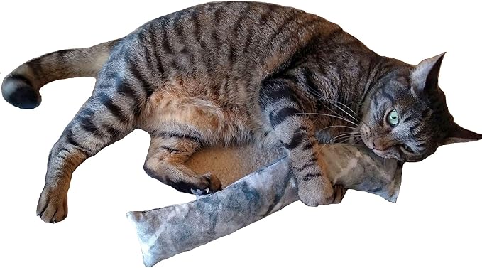 15" Catnip Cat Kicker Toys/Kitty Kick Sticks/Cat-Nip Kick Sticks (Camo) (Kickers Filled with 1 oz Premium Canadian Catnip)-PurrikoPets