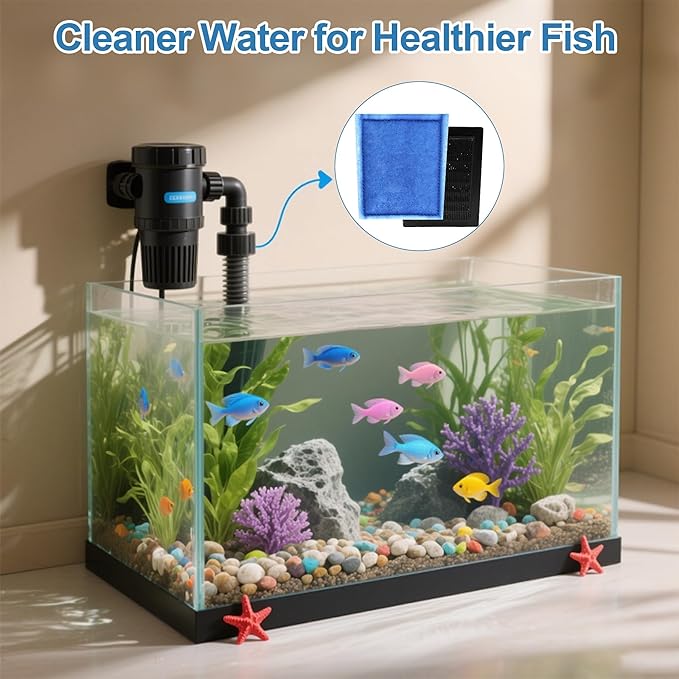 6 Pack Fish Tank Filter Cartridge, Rite-Size C filter cartridges Compatible with Marineland Penguin PRO Power Filters 275/375 & Original Penguin Power Filters 200/350 and AQUA-Tech 20-40 & 30-60-PurrikoPets