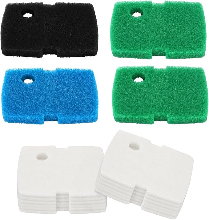 16 PCS Replacement Canister Filter Pad Compatible with Pennplax Cascade 1200/1500 CCF4UL/CCF5UL, Aquarium Sponge Media Parts Canister Filter Floss Pads for Fish Tank-PurrikoPets