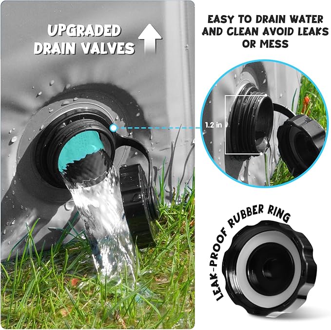 Furrybaby Dog Pool, Kiddie Pool with Hard Plate Collapsible Pet Bath Foldable Swimming Pet Pool Portable Grey 39''-PurrikoPets